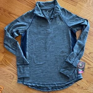 Pittsburgh Pitt Panthers Women’s Quarter Zip Colosseum Top Size M